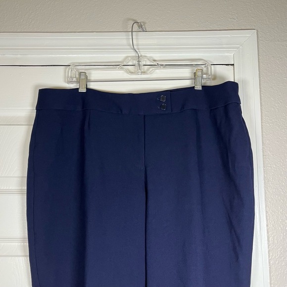 Talbots Womens Dress Pants 18WP Curvy Stretch Plus Size Double Button Career - Picture 12 of 16